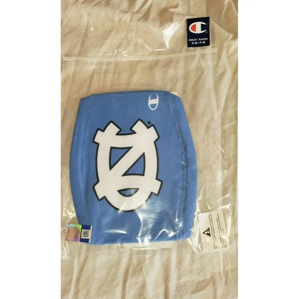 UNC TAR HEELS champion  mask NEW sealed size S-M